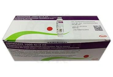 ADYNOVATE 1000 IU/2ML IV ENJEKSIYONLUK COZELTI HAZIRLAMAK ICIN LIYOFILIZE TOZ VE COZUCU (1 FLAKON)