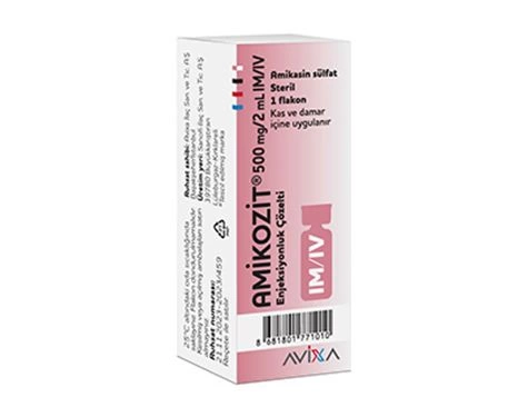 AMIKOZIT 100 MG 1 FLAKON