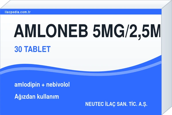 AMLONEB 5MG/2,5MG 30 TABLET