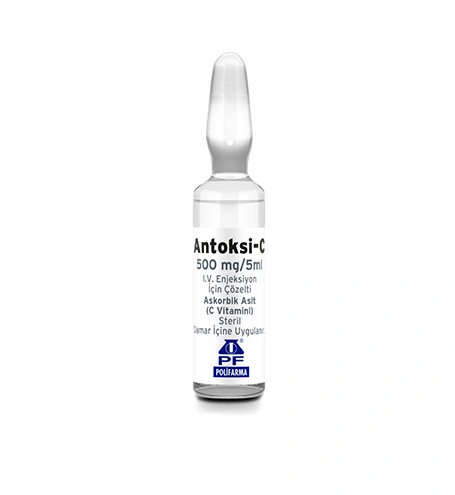 ANTOKSI-C 500 MG/5 ML I.V. ENJEKSIYON ICIN COZELTI